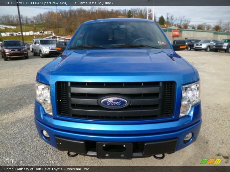 Blue Flame Metallic / Black 2010 Ford F150 FX4 SuperCrew 4x4