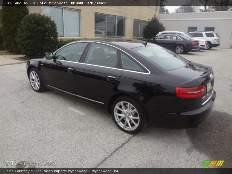 Brilliant Black / Black 2010 Audi A6 3.0 TFSI quattro Sedan
