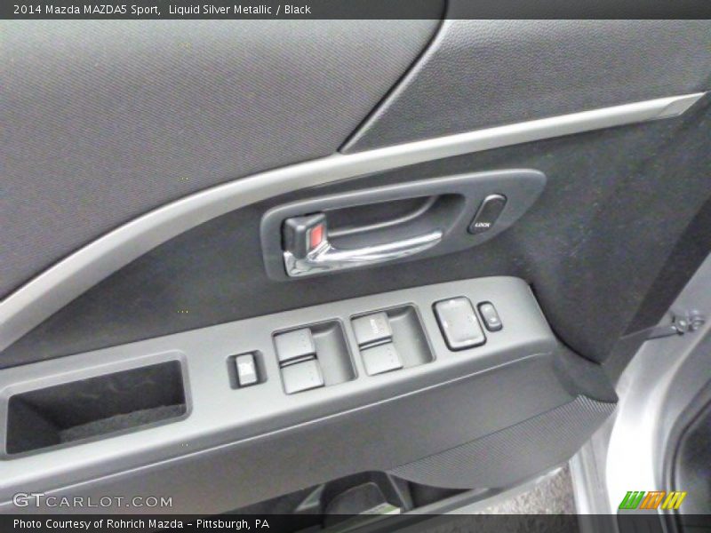 Liquid Silver Metallic / Black 2014 Mazda MAZDA5 Sport