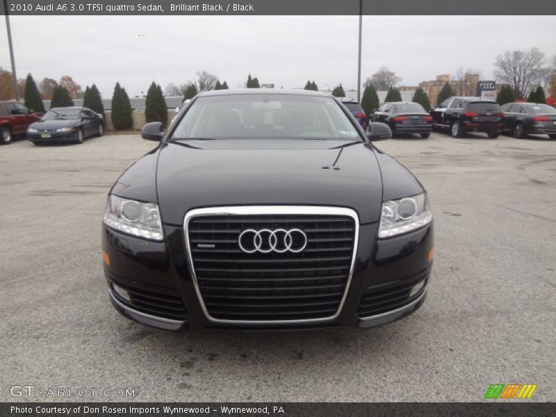Brilliant Black / Black 2010 Audi A6 3.0 TFSI quattro Sedan
