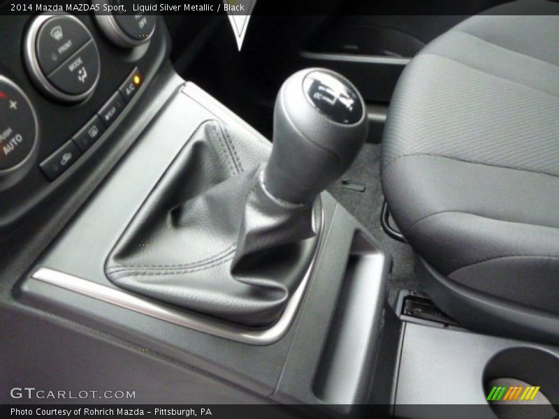 Liquid Silver Metallic / Black 2014 Mazda MAZDA5 Sport