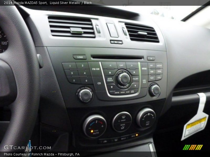 Liquid Silver Metallic / Black 2014 Mazda MAZDA5 Sport