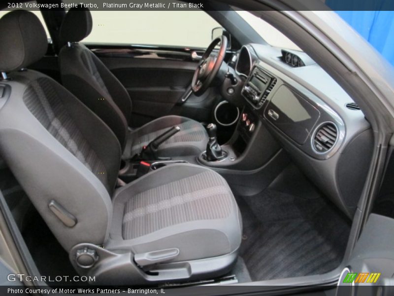 Platinum Gray Metallic / Titan Black 2012 Volkswagen Beetle Turbo
