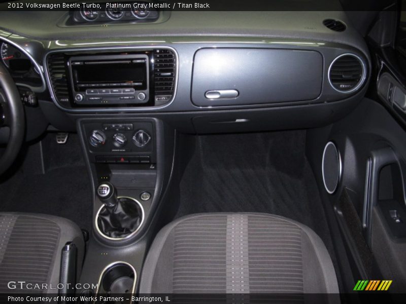 Platinum Gray Metallic / Titan Black 2012 Volkswagen Beetle Turbo
