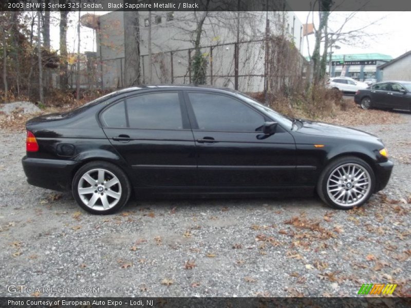 Black Sapphire Metallic / Black 2003 BMW 3 Series 325i Sedan
