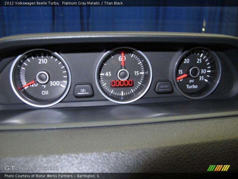 Platinum Gray Metallic / Titan Black 2012 Volkswagen Beetle Turbo