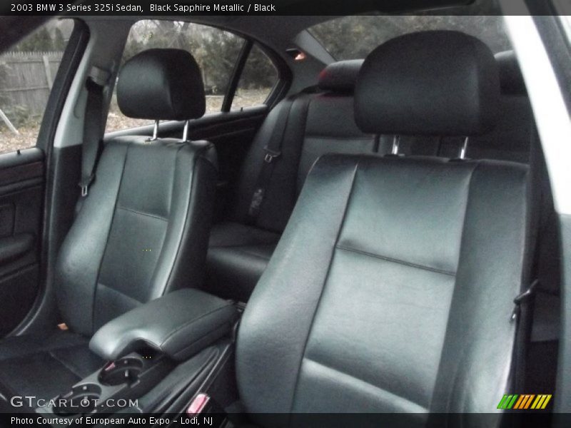 Black Sapphire Metallic / Black 2003 BMW 3 Series 325i Sedan