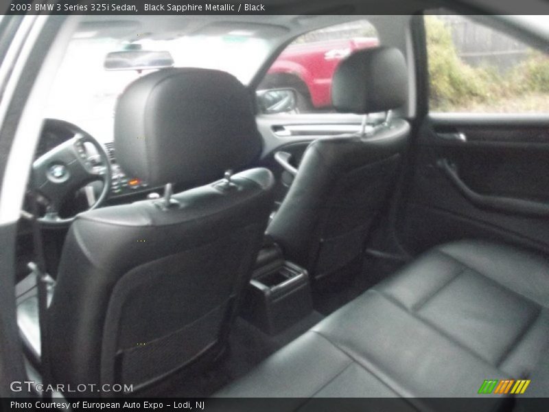 Black Sapphire Metallic / Black 2003 BMW 3 Series 325i Sedan