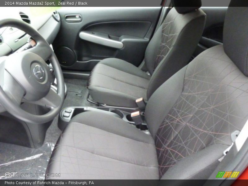 Front Seat of 2014 Mazda2 Sport