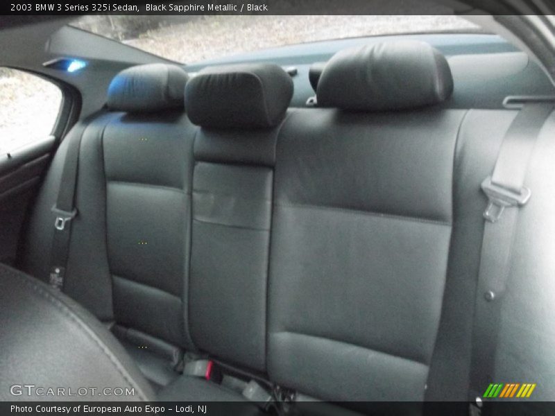 Black Sapphire Metallic / Black 2003 BMW 3 Series 325i Sedan