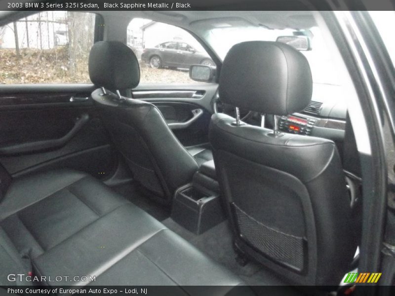 Black Sapphire Metallic / Black 2003 BMW 3 Series 325i Sedan