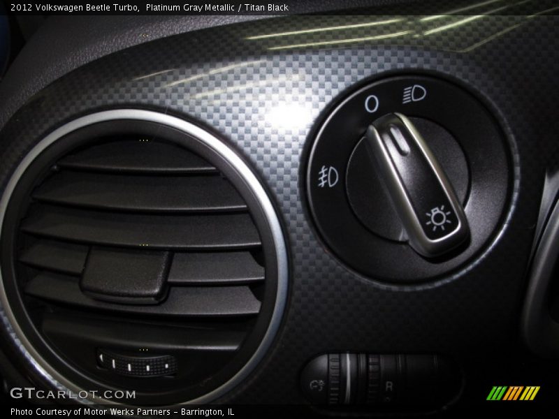 Platinum Gray Metallic / Titan Black 2012 Volkswagen Beetle Turbo
