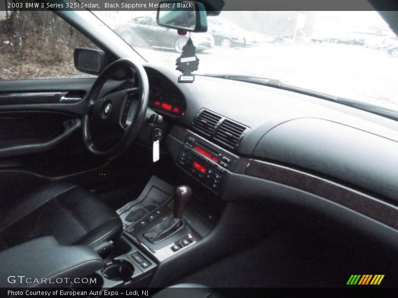 Black Sapphire Metallic / Black 2003 BMW 3 Series 325i Sedan