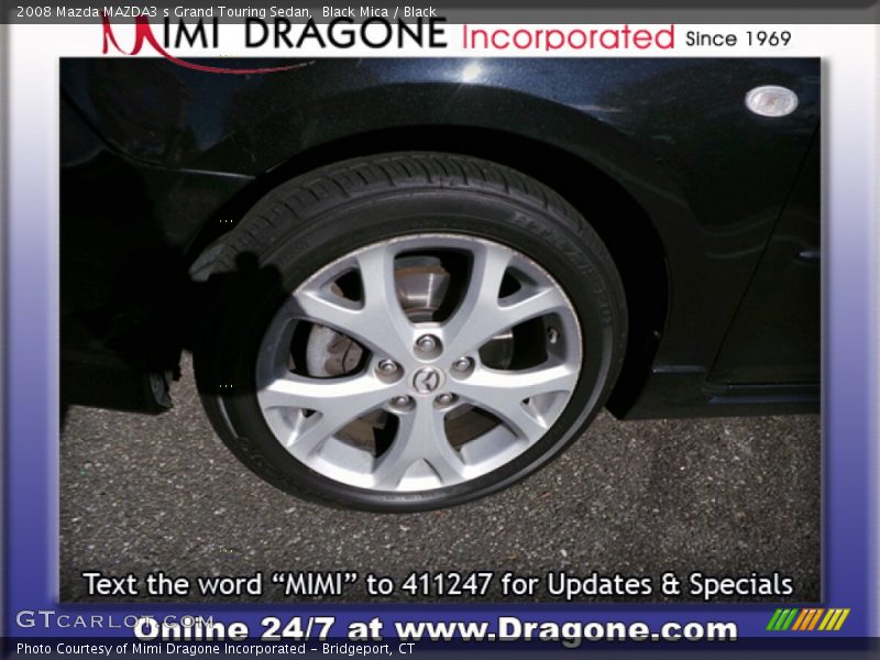 Black Mica / Black 2008 Mazda MAZDA3 s Grand Touring Sedan