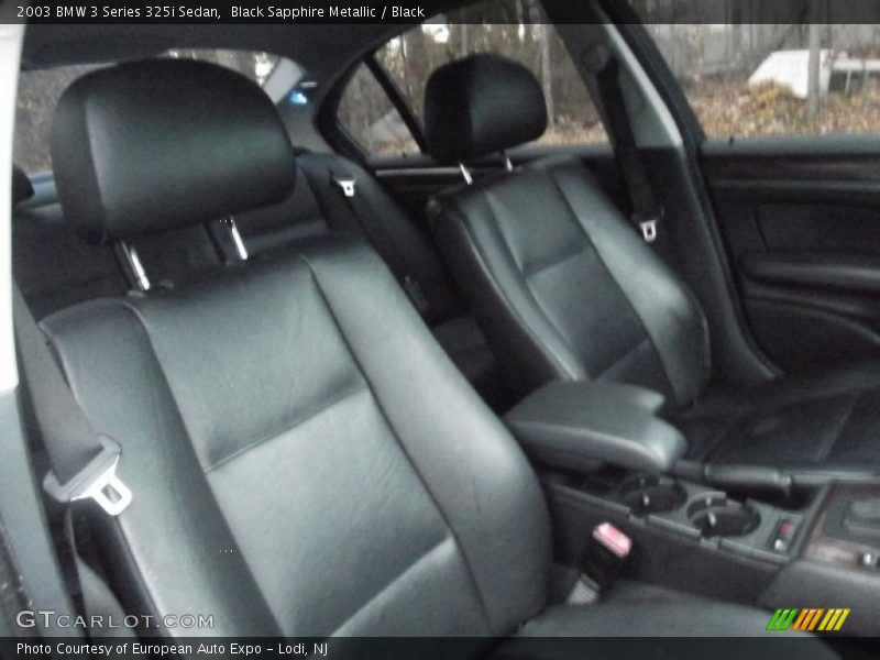Black Sapphire Metallic / Black 2003 BMW 3 Series 325i Sedan