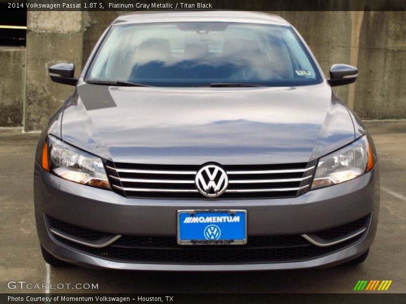 Platinum Gray Metallic / Titan Black 2014 Volkswagen Passat 1.8T S