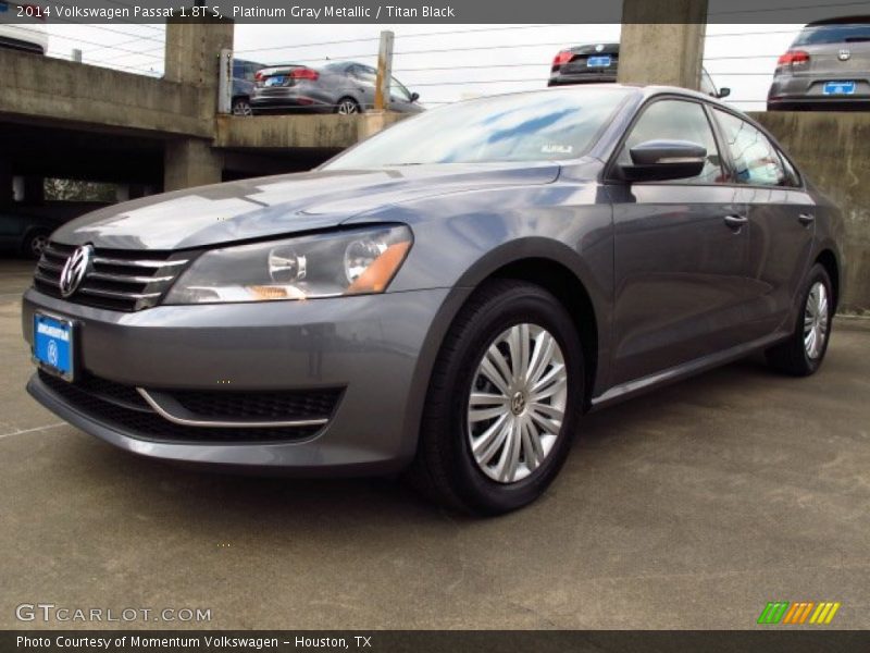Platinum Gray Metallic / Titan Black 2014 Volkswagen Passat 1.8T S