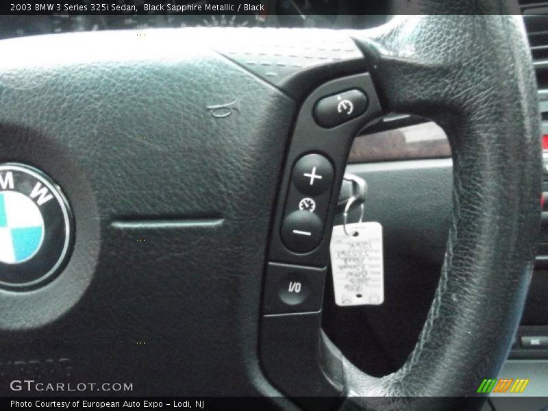 Black Sapphire Metallic / Black 2003 BMW 3 Series 325i Sedan