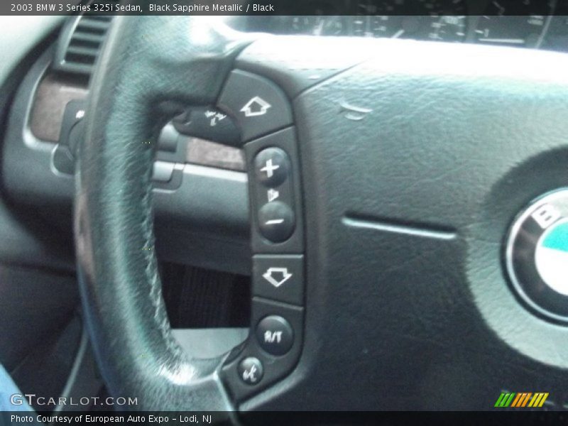 Black Sapphire Metallic / Black 2003 BMW 3 Series 325i Sedan