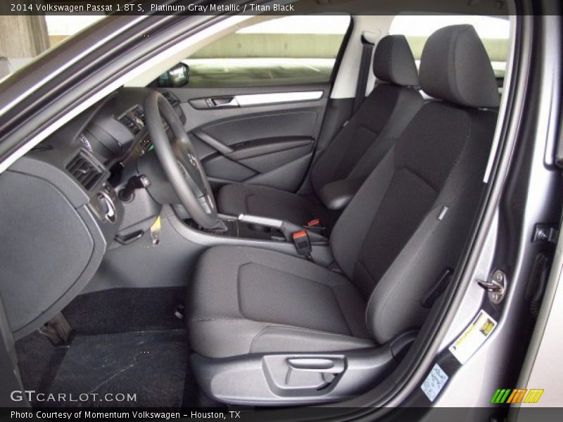 Platinum Gray Metallic / Titan Black 2014 Volkswagen Passat 1.8T S