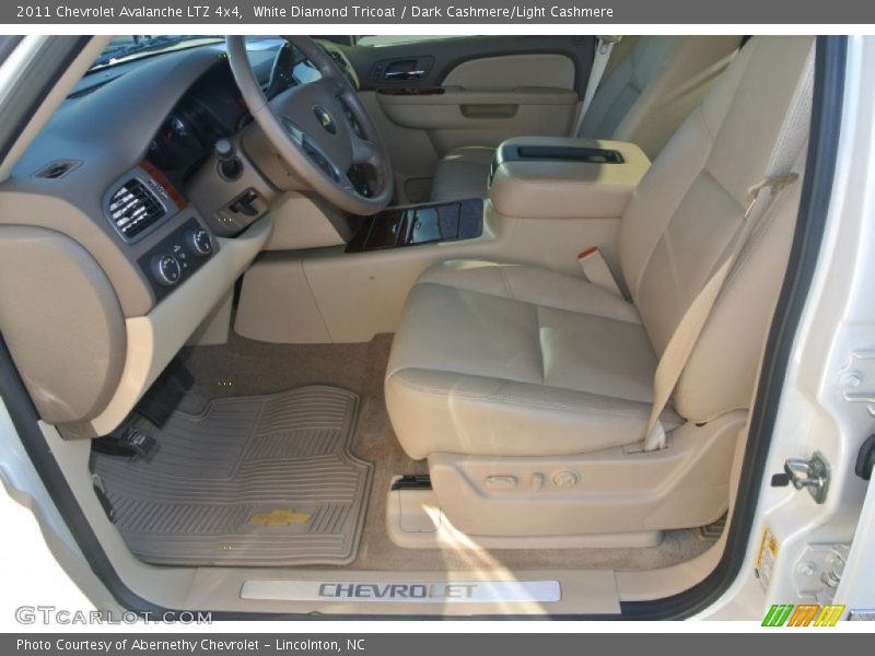 White Diamond Tricoat / Dark Cashmere/Light Cashmere 2011 Chevrolet Avalanche LTZ 4x4