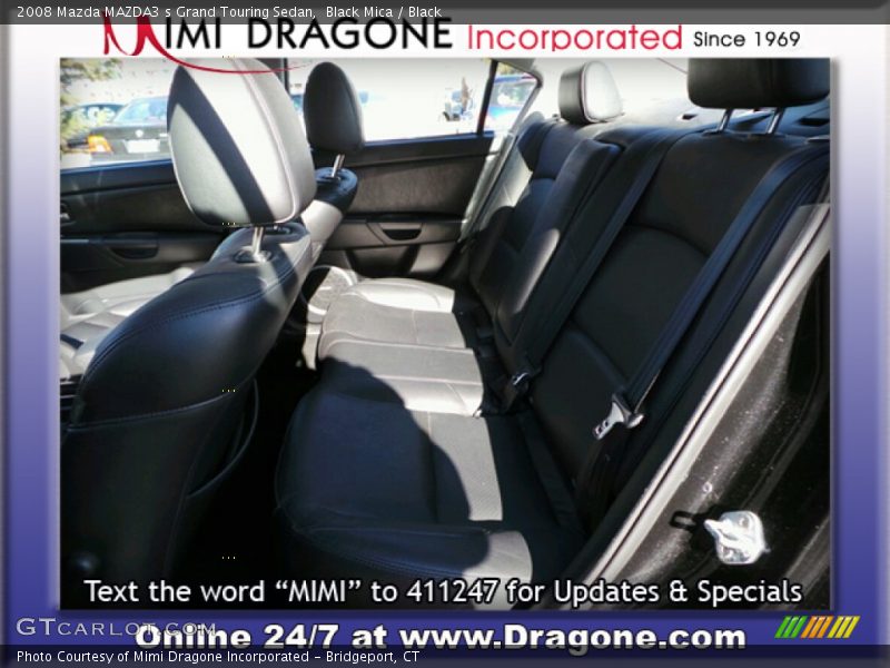Black Mica / Black 2008 Mazda MAZDA3 s Grand Touring Sedan