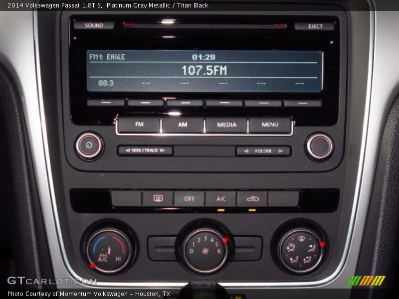 Platinum Gray Metallic / Titan Black 2014 Volkswagen Passat 1.8T S