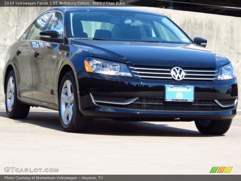 Black / Titan Black 2014 Volkswagen Passat 1.8T Wolfsburg Edition
