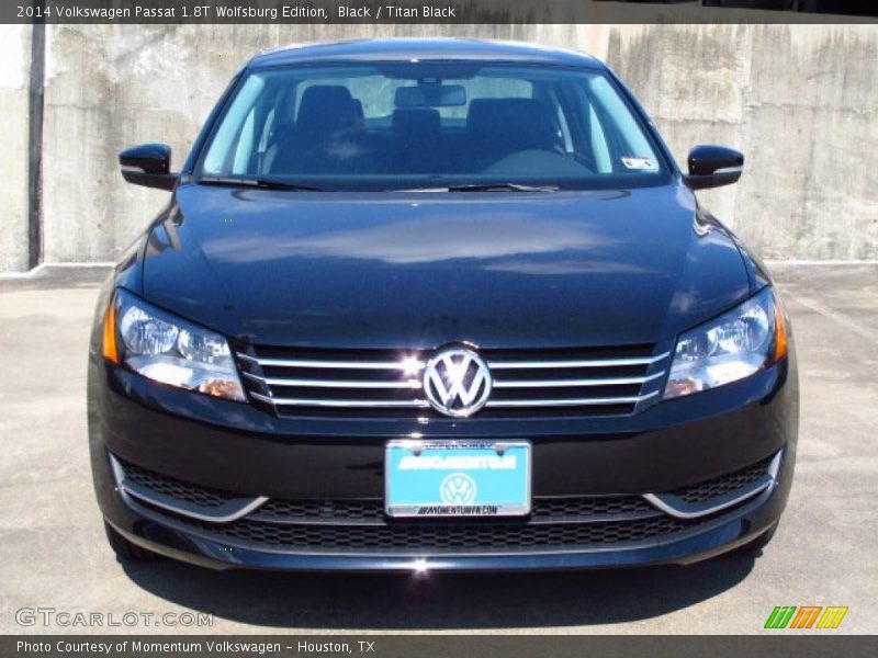 Black / Titan Black 2014 Volkswagen Passat 1.8T Wolfsburg Edition