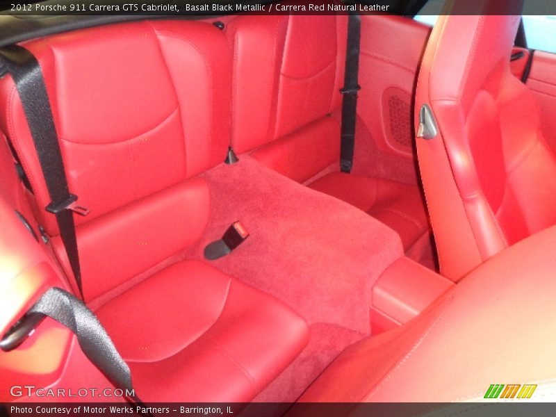 Rear Seat of 2012 911 Carrera GTS Cabriolet