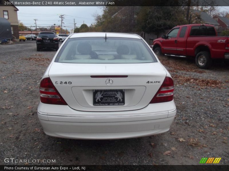 Alabaster White / Ash 2005 Mercedes-Benz C 240 4Matic Sedan