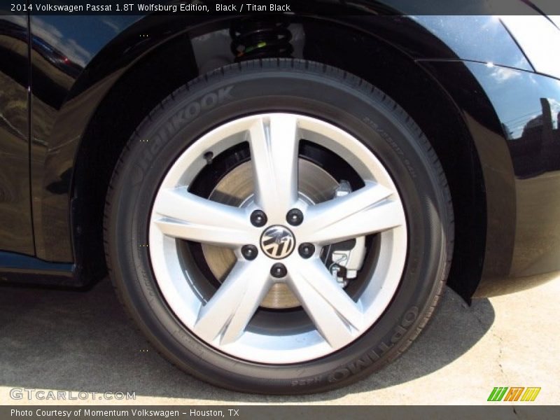 Black / Titan Black 2014 Volkswagen Passat 1.8T Wolfsburg Edition
