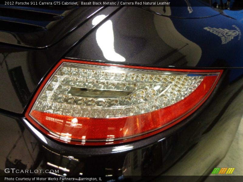 Basalt Black Metallic / Carrera Red Natural Leather 2012 Porsche 911 Carrera GTS Cabriolet