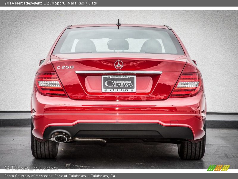 Mars Red / Black 2014 Mercedes-Benz C 250 Sport