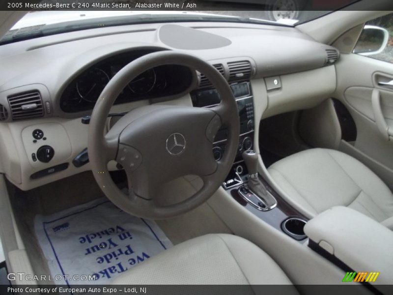 Alabaster White / Ash 2005 Mercedes-Benz C 240 4Matic Sedan