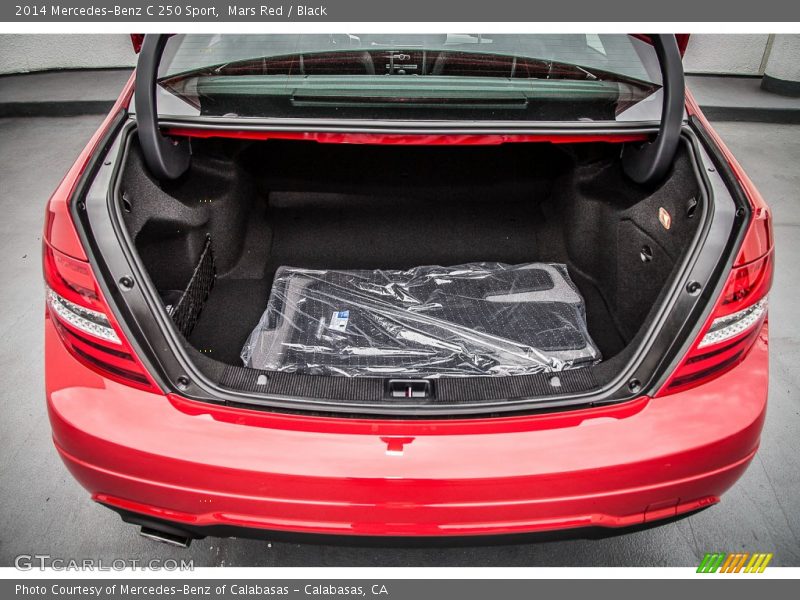 Mars Red / Black 2014 Mercedes-Benz C 250 Sport
