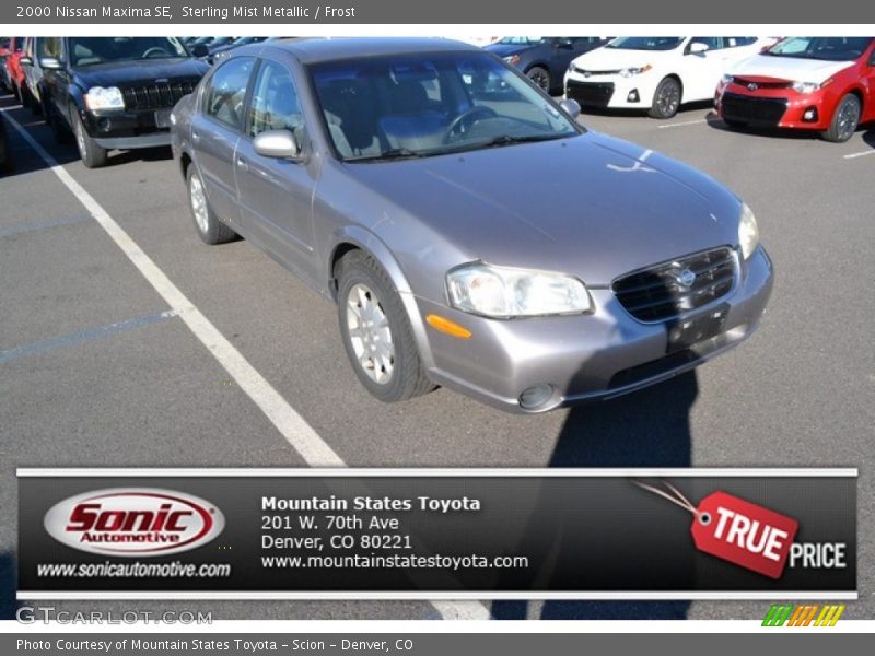 Sterling Mist Metallic / Frost 2000 Nissan Maxima SE