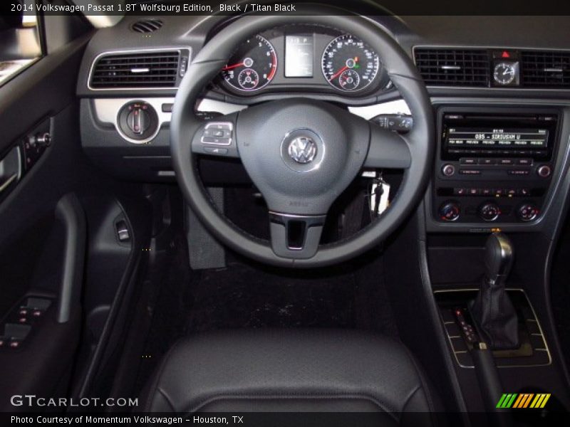 Black / Titan Black 2014 Volkswagen Passat 1.8T Wolfsburg Edition