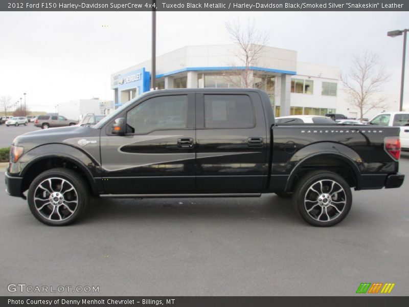 Tuxedo Black Metallic / Harley-Davidson Black/Smoked Silver 