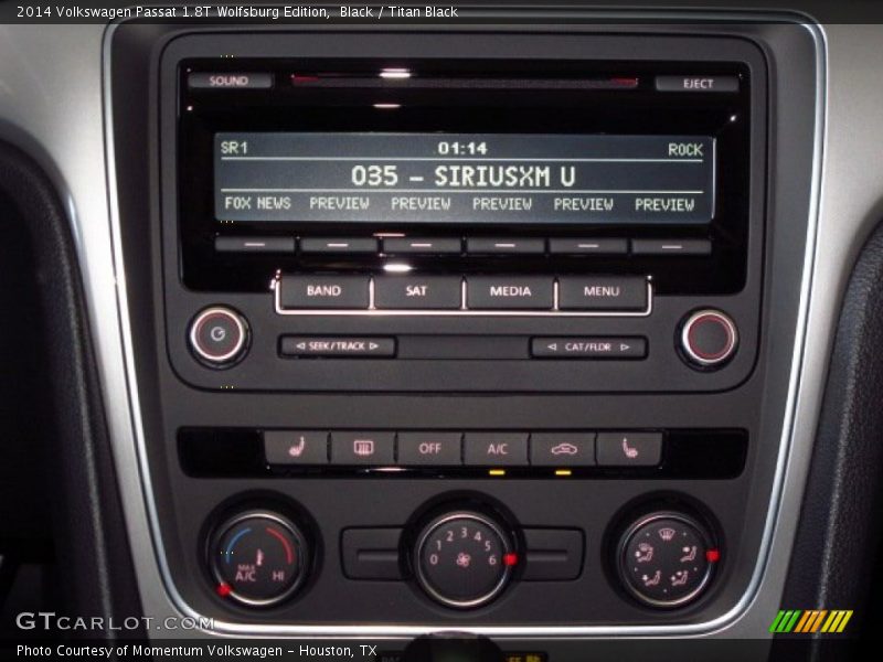 Black / Titan Black 2014 Volkswagen Passat 1.8T Wolfsburg Edition