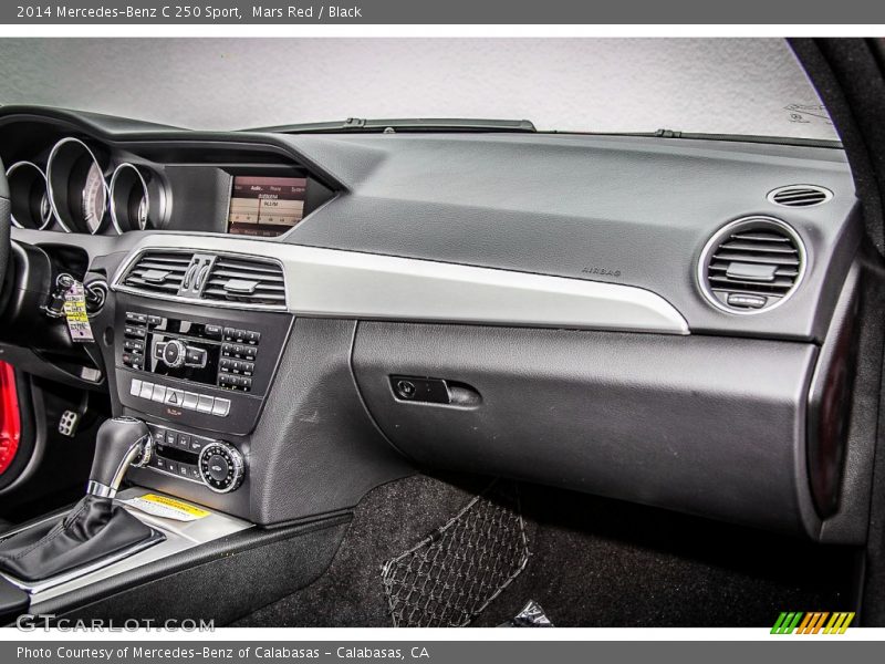 Mars Red / Black 2014 Mercedes-Benz C 250 Sport