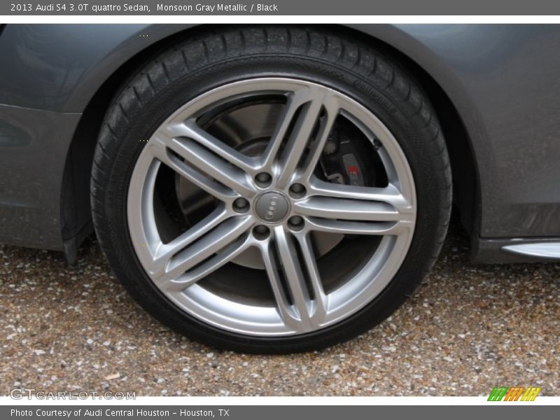 Monsoon Gray Metallic / Black 2013 Audi S4 3.0T quattro Sedan