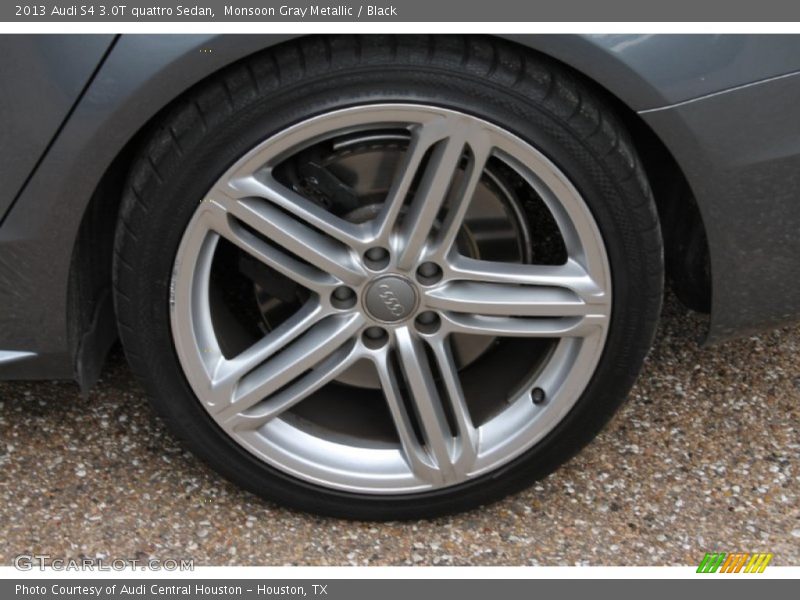 Monsoon Gray Metallic / Black 2013 Audi S4 3.0T quattro Sedan