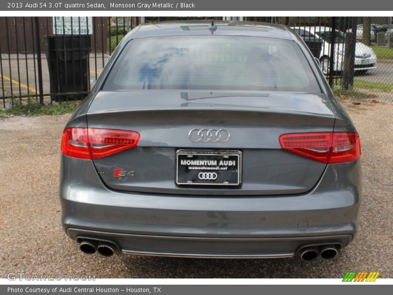 Monsoon Gray Metallic / Black 2013 Audi S4 3.0T quattro Sedan