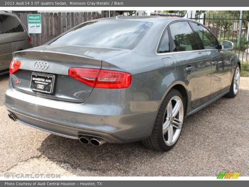 Monsoon Gray Metallic / Black 2013 Audi S4 3.0T quattro Sedan