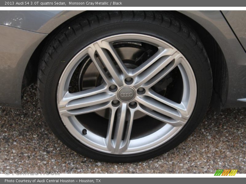 Monsoon Gray Metallic / Black 2013 Audi S4 3.0T quattro Sedan