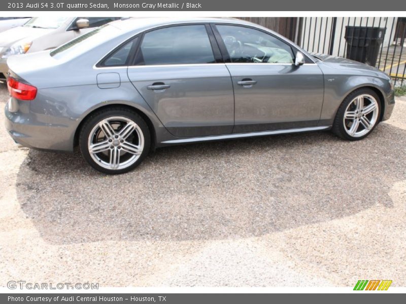 Monsoon Gray Metallic / Black 2013 Audi S4 3.0T quattro Sedan