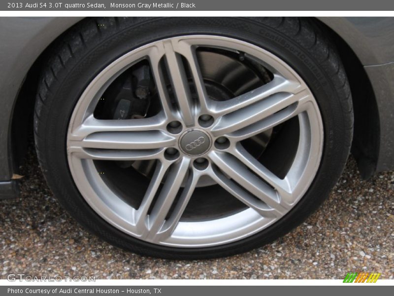 Monsoon Gray Metallic / Black 2013 Audi S4 3.0T quattro Sedan