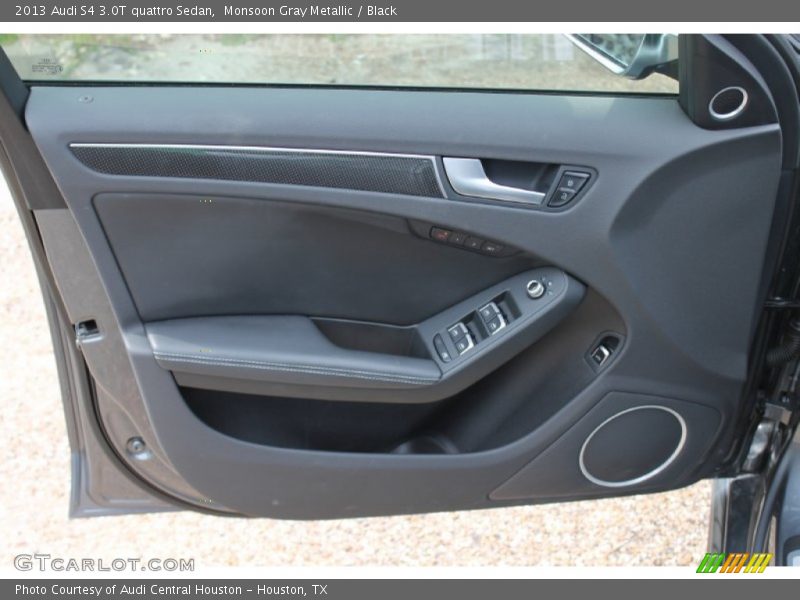 Monsoon Gray Metallic / Black 2013 Audi S4 3.0T quattro Sedan