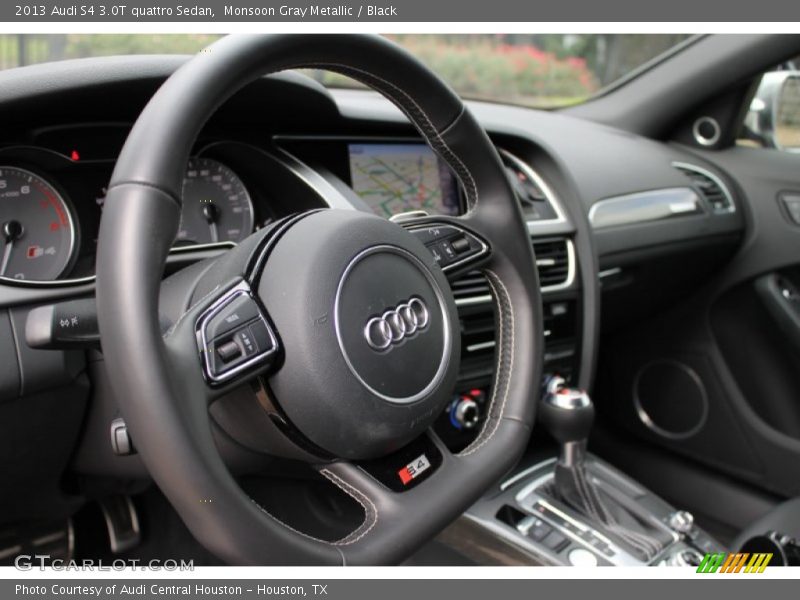 Monsoon Gray Metallic / Black 2013 Audi S4 3.0T quattro Sedan
